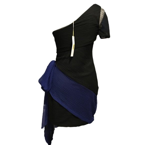 BCBGeneration Cobalt & Black Dress - Size 4 - NWT - Picture 2 of 7